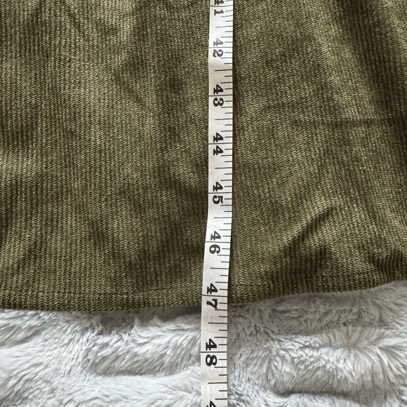Lulus Casual Affection Olive Green Corduroy Midi Dress With Pockets - Size XL - Picture 6 of 8
